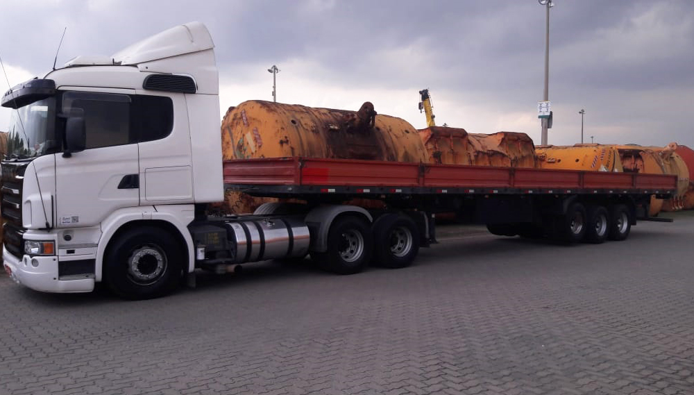 Transporte de carga indivisível pela Rota RD